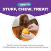 Outward Hound dog toys Dental Yellow Pineapple Interactive Rope Tug and Treat Dog Chew Toy