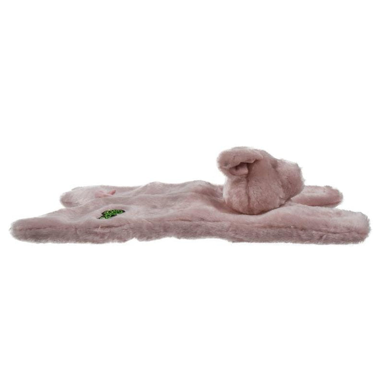 GoDog dog toys Barnyard Buddies Pig Squeaky Plush Flattie Dog Toy - 2 Sizes