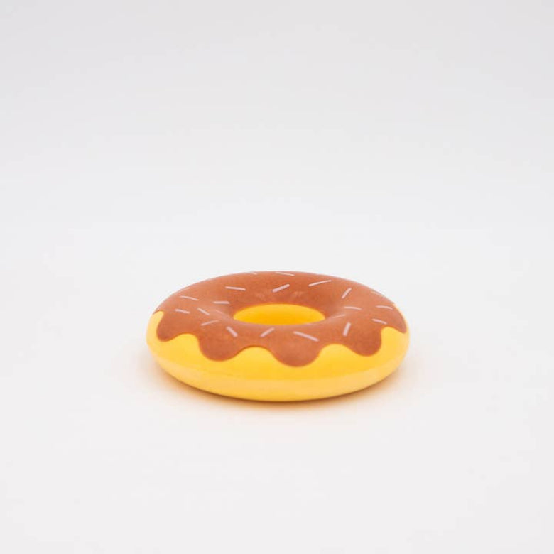 Zippytuff Donutz Pumpkin Spice Fall Season Durable Dog Toy