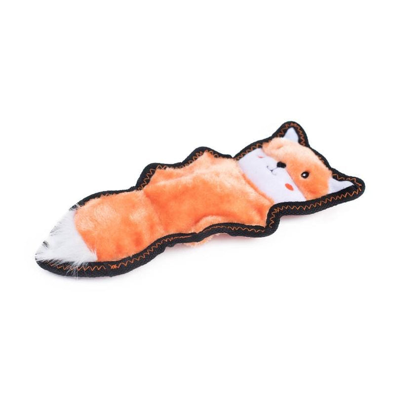 ZippyPaws dog toys Z-Stitch Skinny Peltz Fox Dog Toy