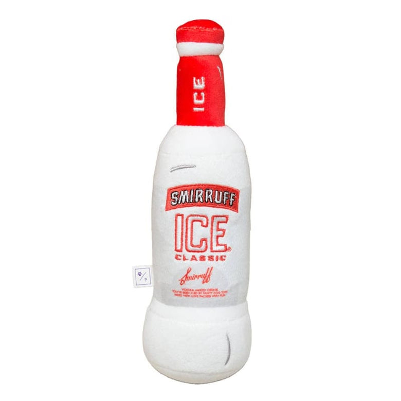 PAWTY Dog Toys dog toys Pawty Smirruff Ice Bottle Plush Squeaky Dog Toy