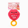Hugsmart Products Inc Dog Toys Woof Love "You're A Gem" Ruby Red Ring Plush Ball Dog Toy