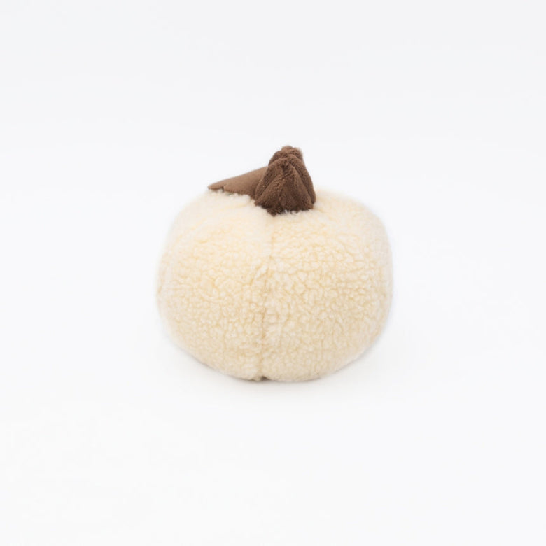 Fall Halloween Jumbo Light Pumpkin Fleece Plush Squeak Dog Toy