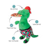 Pizzasaurus Rex Plush Squeaky Dog Toy