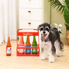 Hugsmart Products Inc dog toys Boozy Tailz Heinecanine Bottle Rubber Squeak Dog Toy