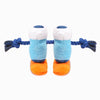 Hugsmart Products Inc Dog Toys Snow Paws Skiing Boots Plush Squeaky Dog Rope Toy