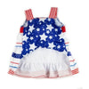 Barker's Bowtique Dresses Max's Closet Stars & Stripes Ruffle Pet Dress