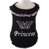Puppe Love / PamPet USA dog apparel Pink / 1 Butterfly Princess Dog Blouse - Pink or Blue