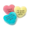 FuzzYard dog toys Candy Hearts Plush Squeak Dog Toy Set - 3 Pcs