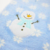 Snowman & Snowflakes Winter Holiday Warm Blue Dog Sweater