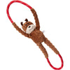 Holiday RopeTugz Reindeer Christmas Plush Squeaky Tug Dog Toy