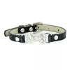 Mirage Pet Products Collars Blk / XS Bling Bone Dog Collar
