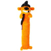Multipet dog toys Halloween Orange Loofa Witch Plush Squeak Dog Toy - 12"
