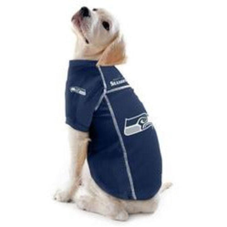 Barker's Bowtique Athletic Wear Seahawks Pet Jersey