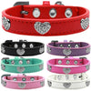 Mirage Pet Products Collars Bling Heart Dog Collar