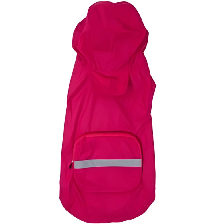 Doggie Design, Inc. Jackets-coats M / Pnk Packable Dog Raincoats in 4 Colors