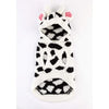 Barker's Bowtique Halloween Chenille Cow Hoodie Dog Sweater
