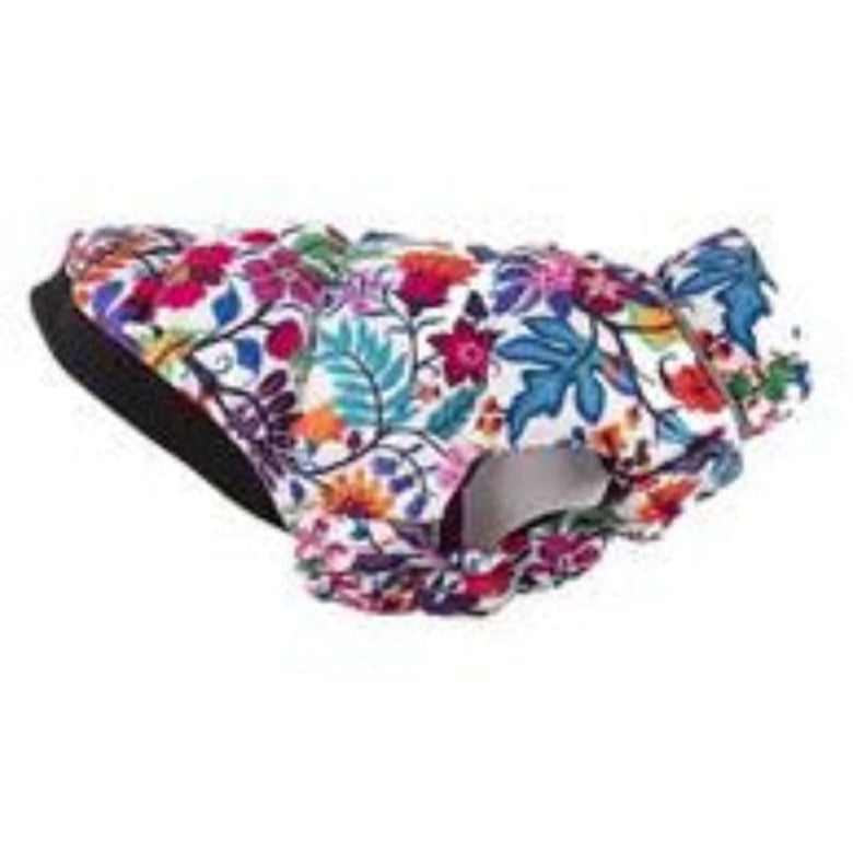 Barker's Bowtique Jackets-coats Flex-Fit Reversible Puffer Dog Coat - Purple / Floral