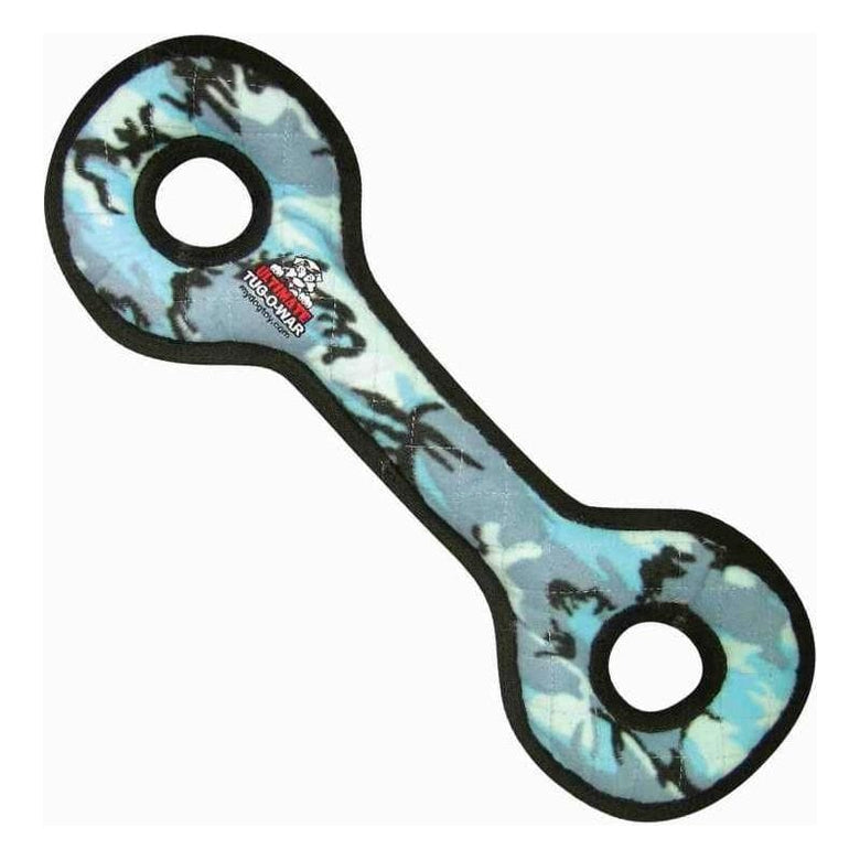 VIP Products/Tuffy dog toys Tuffy Ultimate Tug-o-War Camo Blue Durable Tough Dog Toy