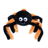 ZippyPaws dog toys Grunterz Orange Spider Plush Squeak Dog Toy - Large