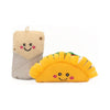 ZippyClaws Cat Toys NomNomz Taco and Burrito Cat Toy Set - 2 Pc