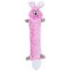 ZippyPaws dog toys Jigglerz Pink Bunny Plush Squeak Dog Toy