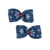 Barker's Bowtique - Warehouse Moving Sale thru 11/30 Bows Snowflakes Pet Hair Bow - 2 per Card
