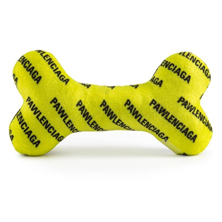 Haute Diggity Dog dog toys Pawlenciaga Bone Squeaker Plush Dog Toy