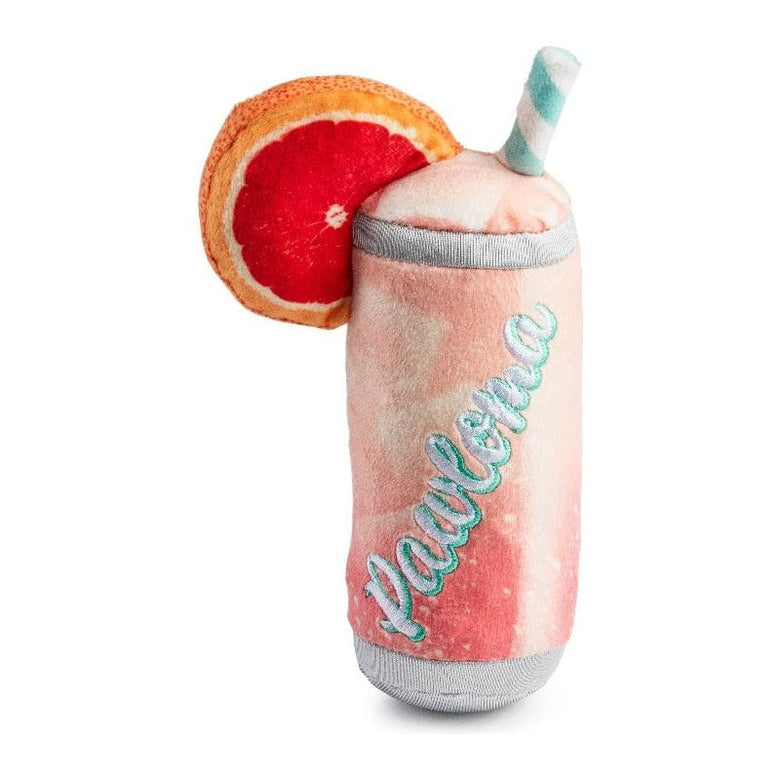 Haute Diggity Dog dog toys Pawloma Peachy with Cute Garnish Plush Squeaky Dog Toy