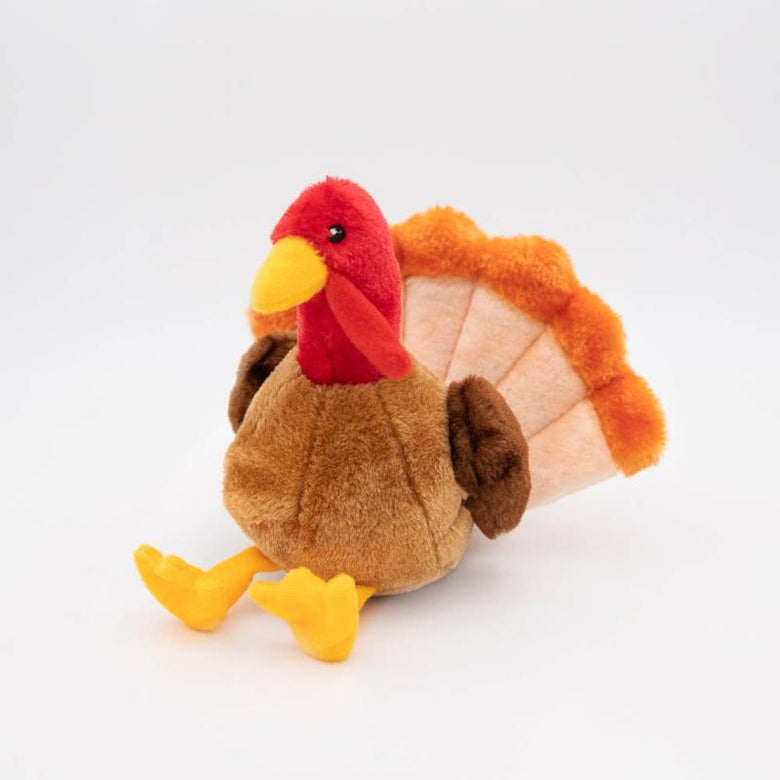 ZippyPaws dog toys Tucker the Turkey Fall Holiday Plush Squeaky Dog Toy