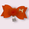 Bark Fifth Avenue Bows Hairmes Lock Pom Dog Hair Bow