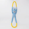 Zippypaws dog toys Easter RopeTugz Blue Bunny Spring Rope Dog Toy