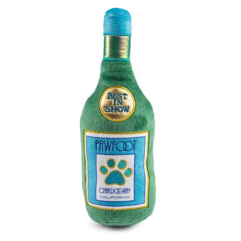 Haute Diggity Dog dog toys Pawfoot Bottle Plush Squeak Dog Toy