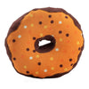 Haute Diggity Dog dog toys Fall Pupkin Spice Donut Plush Squeak Dog Toy