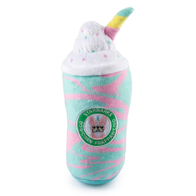 Haute Diggity Dog dog toys Starbarks Dogicorn Frapawccino Plush Squeak Dog Toy