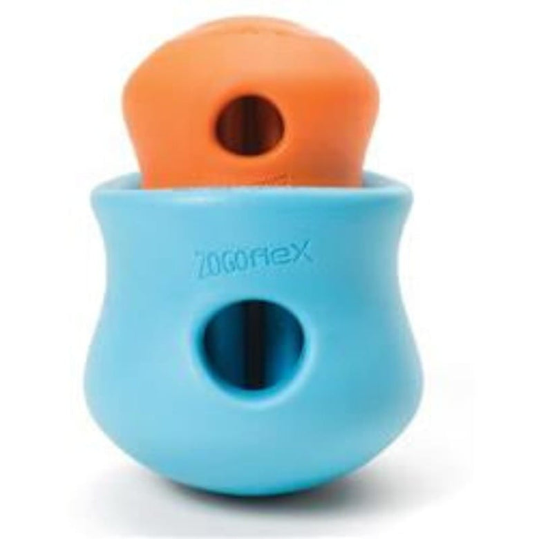 West Paw dog toys Toppl Puzzle & Treat Interactive Dog Toy in multiple colors