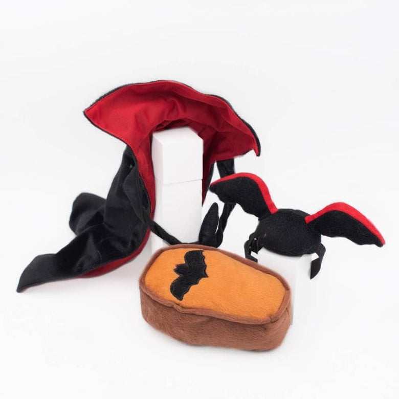 ZippyPaws dog toys Halloween Pet Costume Kit - Dracula Dog Toy