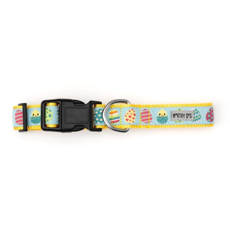 The Worthy Dog Collars Easter Eggs Colorful Spring Dog Collar