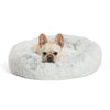 BEST FRIENDS Beds Donut Shag Frost 23"x23" Dog Bed