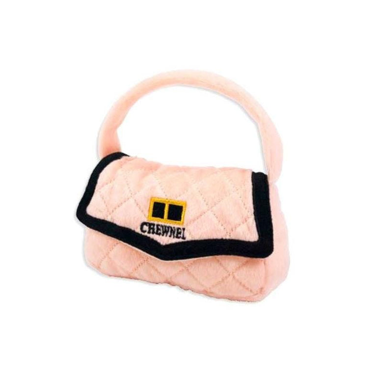 Dog Diggin Designs dog toys Chewnel Bag Blush Plush Squeak Dog Toy