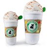 Haute Diggity Dog dog toys Starbarks Pupkin Spice Latte Plush Squeak Dog Toy - 2 Sizes
