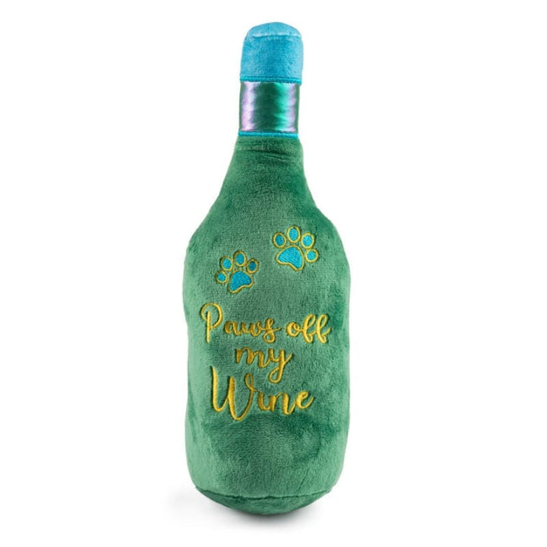 Haute Diggity Dog dog toys Pawfoot Bottle Plush Squeak Dog Toy