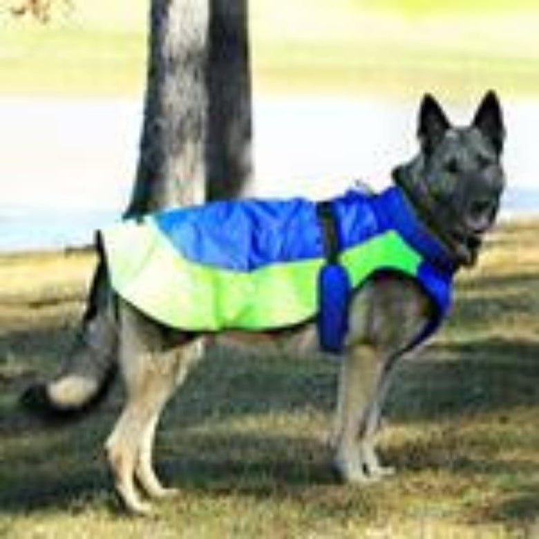 Doggie Design, Inc. Jackets-coats Alpine All-Weather Dog Coat - Blue and Green