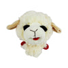 Multipet dog toys Lamb Chop Knobby Noggins Plush Dog Toy - 5"