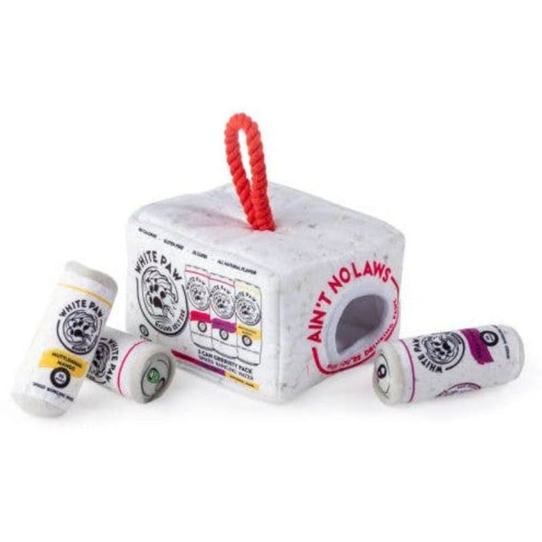 Haute Diggity Dog Toys White Paw Grrriety Pack Interactive Activity House Dog Toy