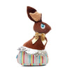 BARK dog toys Easter Lil Chocolate Bunny Chew Chew Spring Plush Squeak Dog Toy