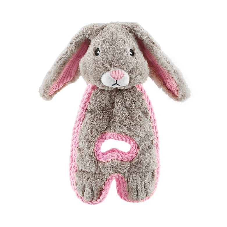 Outward Hound dog toys Flappiez Cuddle Tugs Bunny Easter Spring Plush Crinkle Dog Toy