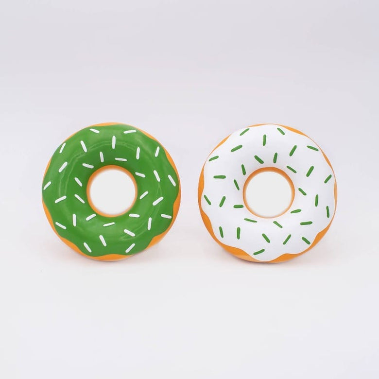 Zippypaws Toys St. Patrick's Latex Donutz (2-pack) Dog Toy
