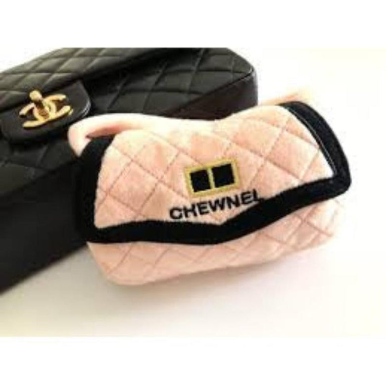 Dog Diggin Designs dog toys Chewnel Bag Blush Plush Squeak Dog Toy