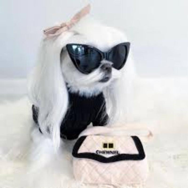 Dog Diggin Designs dog toys Chewnel Bag Blush Plush Squeak Dog Toy